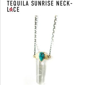 Flight of Fancy Quartz necklace.